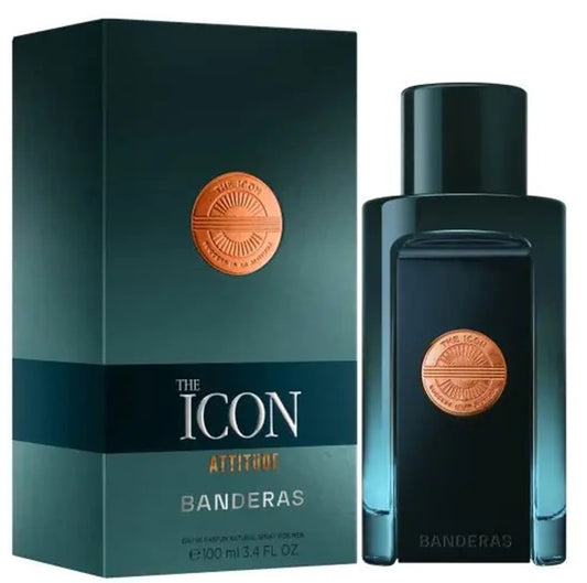 THE ICON ATTITUDE * Antonio Banderas 3.4 oz / 100 ml Eau De Parfum Men Cologne
