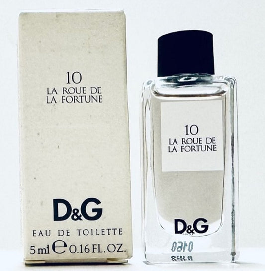 D&G 10 LA ROUE DE LA * Dolce & Gabbana 0.16 oz / 5 ml Mini EDT Women Splash