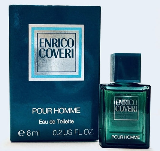 ENRICO COVERI POUR HOMME 0.2 oz / 6 ml Mini EDT Men Cologne Splash