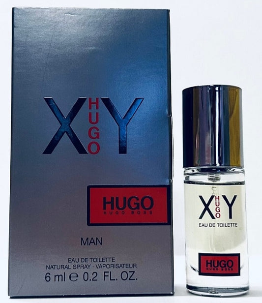 HUGO XY * Hugo Boss 0.2 oz / 6 ml Mini Eau de Toilette (EDT) Men Cologne Spray