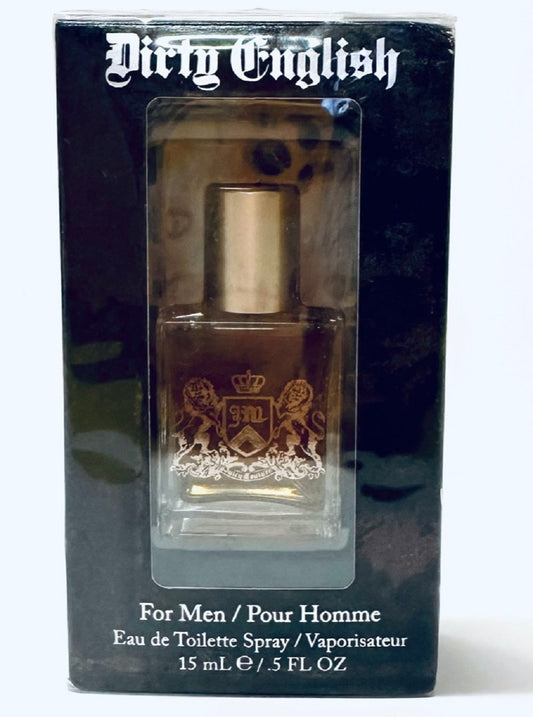 DIRTY ENGLISH * Juicy Couture 0.5 oz / 15 ml Travel Size EDT Men Cologne Spray