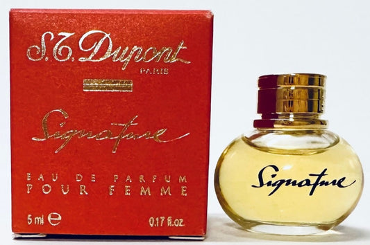 SIGNATURE * S.T. DUPONT 0.17 oz / 5 ml Miniature EDP Women Perfume Splash