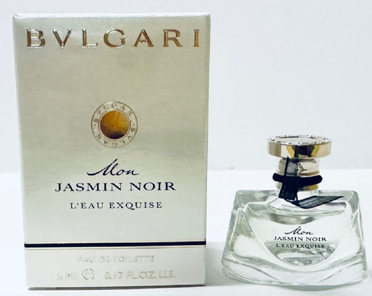 MON JASMIN NOIR L'EAU EXQUISE * Bvlgari 0.17 oz / 5 ml Mini EDT Women Splash