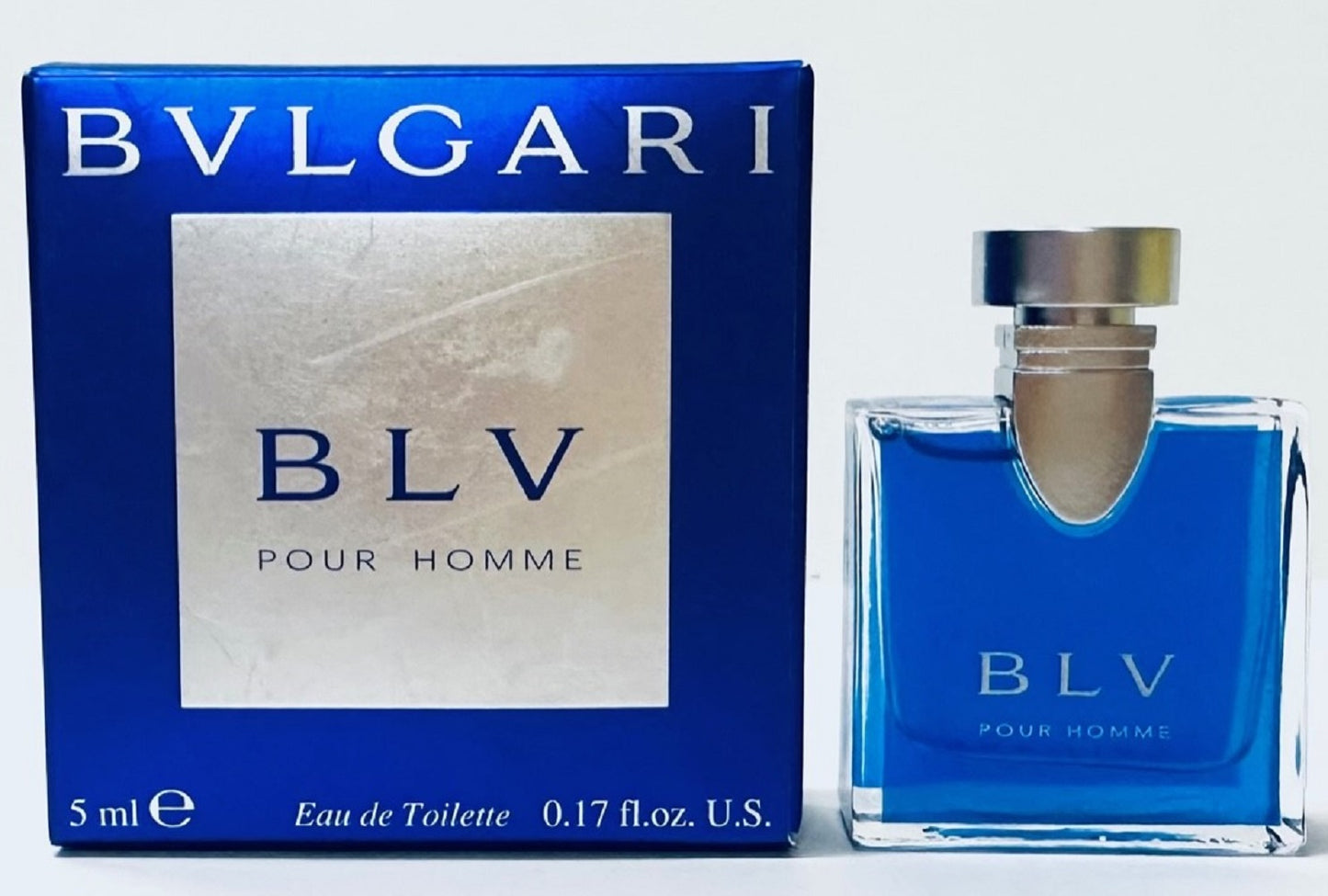 BLV POUR HOMME * Bvlgari 0.17 oz / 5 ml Mini Eau De Toilette Men Cologne Splash