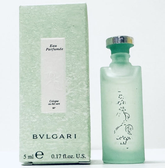 AU THE VERT (GREEN-TEA) * Bvlgari Eau Parfumee 0.17 oz Mini EDC Perfume Splash