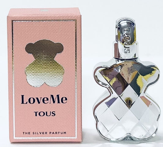 LOVE ME THE SILVER PARFUM * Tous 0.15 oz / 4.5 ml Mini EDP Women Perfume Splash