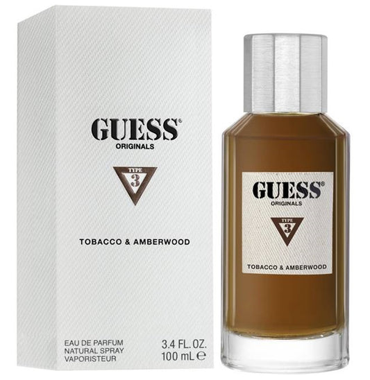 TYPE 3 TOBACCO & AMBERWOOD * Guess Originals 3.4 oz / 100 ml EDP Women Perfume