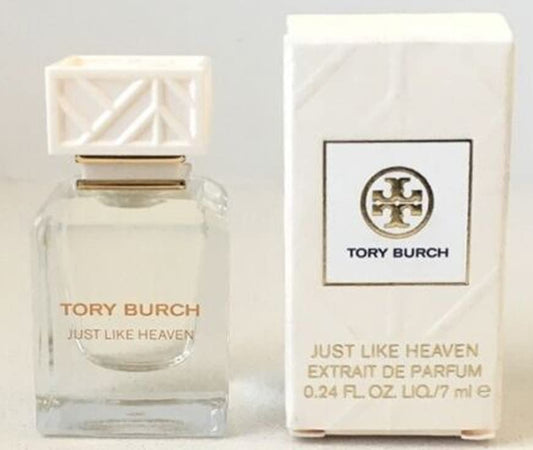 JUST LIKE HEAVEN * Tory Burch 0.24 oz / 7 ml Mini Extrait de Parfum Women Splash