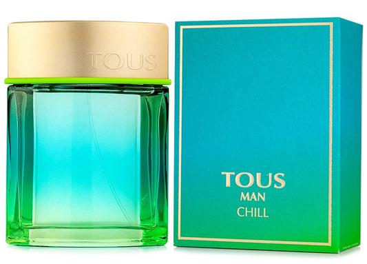 TOUS MAN CHILL * Tous 3.4 oz / 100 ml Eau De Toilette (EDT) Men Cologne Spray