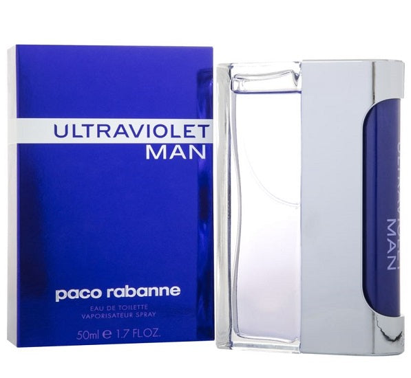 ULTRAVIOLET MAN * Paco Rabanne 1.7 oz / 50 ml Eau De Toilette Men Cologne Spray
