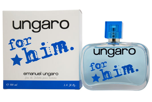 UNGARO FOR HIM * Emanuel Ungaro 3.4 oz / 100 ml EDT Men Cologne Spray