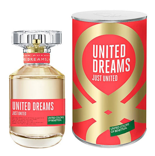 UNITED DREAMS JUST UNITED * Benetton 2.7 oz / 75 ml EDT Women Perfume Spray