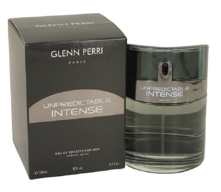 UNPREDICTABLE INTENSE * Glenn Perri 3.4 oz / 100 ml EDT Men Cologne Spray