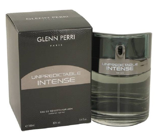 UNPREDICTABLE INTENSE * Glenn Perri 3.4 oz / 100 ml EDT Men Cologne Spray