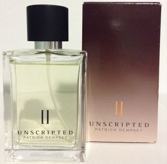 AVON UNSCRIPTED II * Patrick Dempsey 2.5 oz / 75 ml EDT Men Cologne Spray