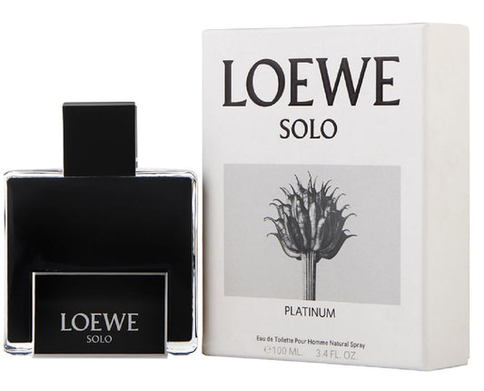 SOLO LOEWE PLATINUM (New) * Loewe 3.4 oz / 100 ml Eau De Toilette Men Cologne