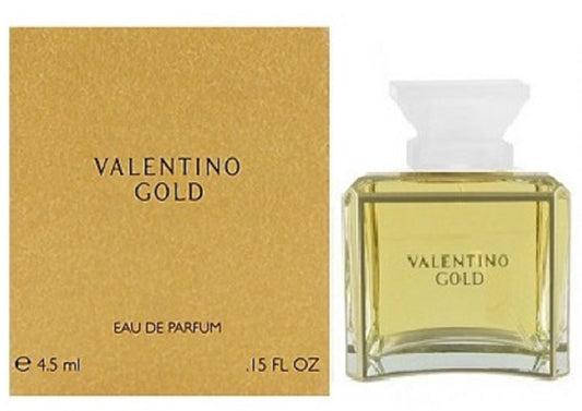 VALENTINO GOLD * Valentino 0.15 oz / 7.5 ml Miniature EDP Women Perfume Splash
