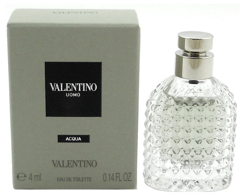 VALENTINO UOMO ACQUA * Valentino 0.14 oz / 4 ml EDT Miniature Men Cologne Splash