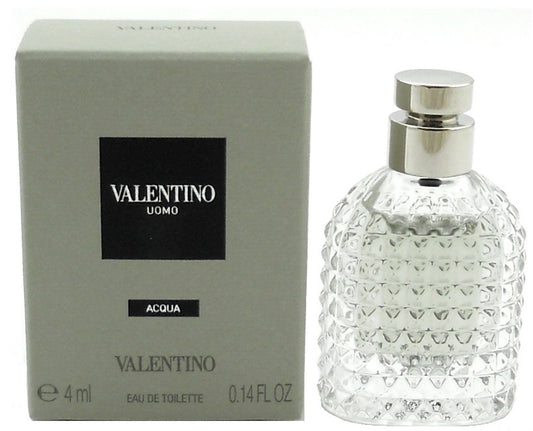 VALENTINO UOMO ACQUA * Valentino 0.14 oz / 4 ml EDT Miniature Men Cologne Splash