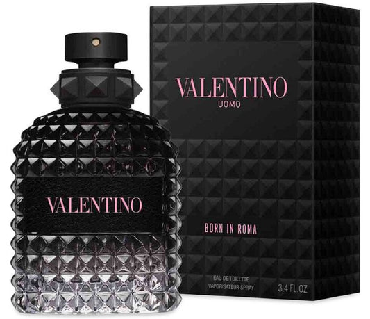 VALENTINO UOMO BORN IN ROMA * Valentino 3.4 oz / 100 ml EDT Men Cologne Spray