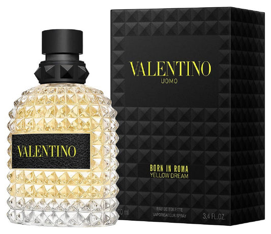 VALENTINO UOMO BORN IN ROMA YELLOW DREAM 3.4 oz / 100 ml EDT Men Cologne Spray
