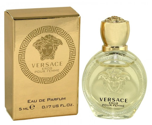 VERSACE EROS POUR FEMME * Versace 0.17 oz / 5 ml Mini EDP Women Perfume Splash