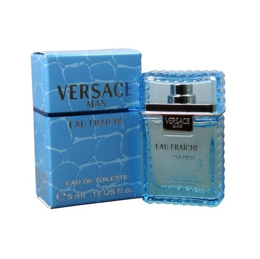 VERSACE MAN EAU FRAICHE * Gianni Versace 0.17 oz / 5 ml Mini EDT Cologne Splash