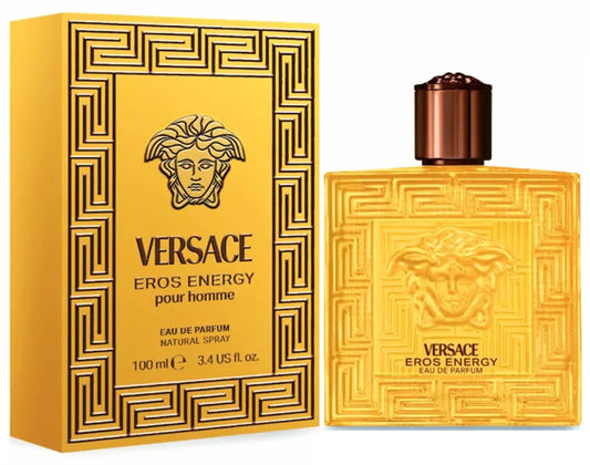 VERSACE EROS ENERGY * Versace 3.4 oz / 100 ml Eau de Parfum (EDP) Men Cologne