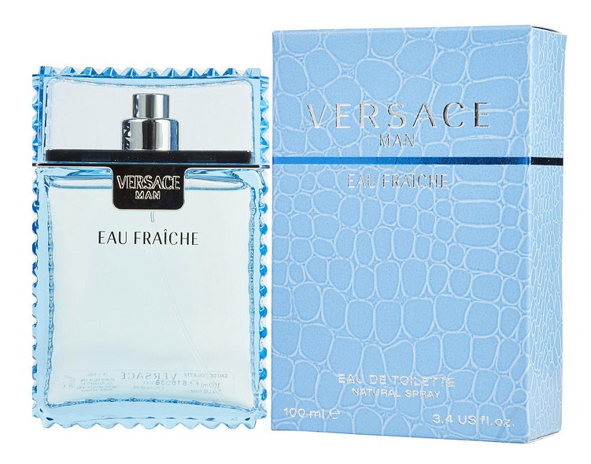 VERSACE MAN EAU FRAICHE * Versace 3.4 oz / 100 ml EDT Men Cologne Spray
