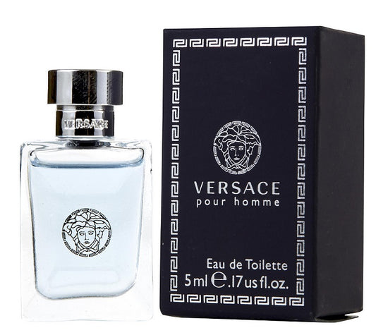 VERSACE POUR HOMME * Gianni Versace 0.17 oz / 5 ml Mini EDT Men Cologne Splash