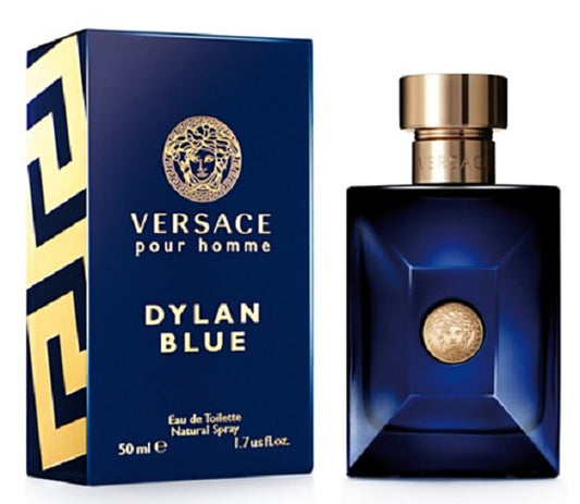 VERSACE POUR HOMME DYLAN BLUE * Versace 1.7 oz / 50 ml EDT Men Cologne Spray
