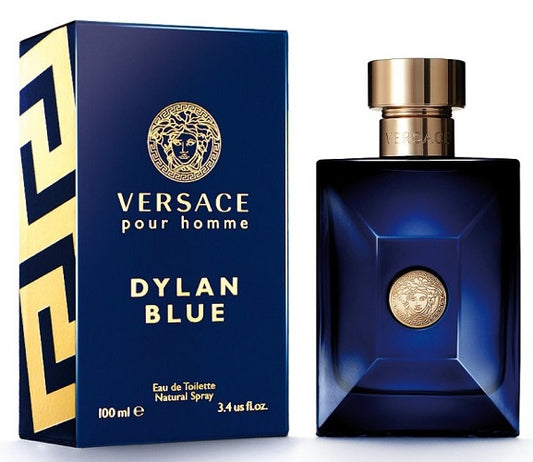 VERSACE POUR HOMME DYLAN BLUE * Versace 3.4 oz / 100 ml Eau de Toilette Cologne