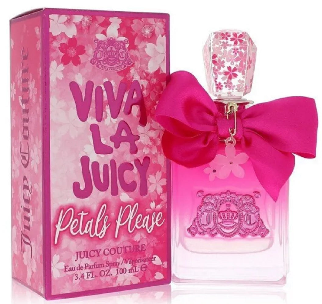 VIVA LA JUICY PETALS PLEASE * Juicy Couture 3.4 oz EDP Women Perfume Spray