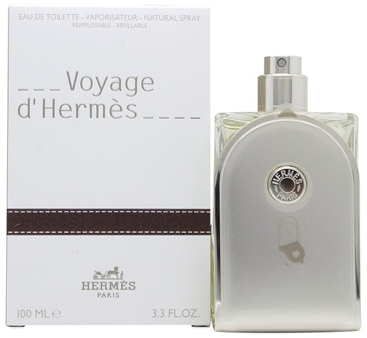 VOYAGE D'HERMES * Hermes 3.3 oz / 100 ml EDT Refillable Unisex Perfume Spray