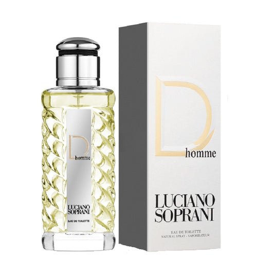D HOMME * Luciano Soprani 3.3 oz / 100 ml Eau De Toilette Men Cologne Spray