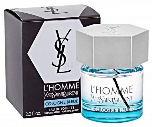 YSL L'HOMME COLOGNE BLEUE * Yves Saint Laurent 2.0 oz / 60 ml EDT Men Spray