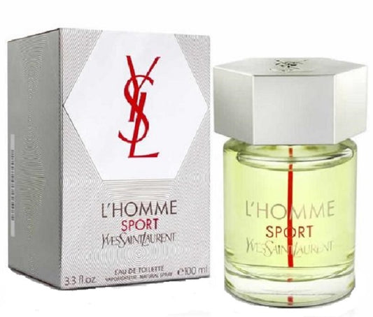 YSL L'HOMME SPORT * Yves Saint Laurent 3.3 oz / 100 ml EDT Men Cologne Spray