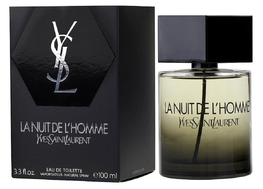 YSL LA NUIT DE L ' HOMME * Yves Saint Laurent 3.3 oz / 100 ml EDT Men Spray