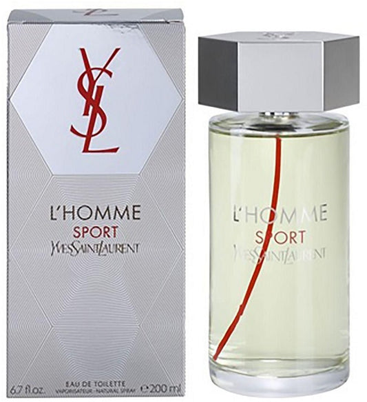 YSL L'HOMME SPORT * Yves Saint Laurent 6.7 oz / 200 ml EDT Men Cologne Spray