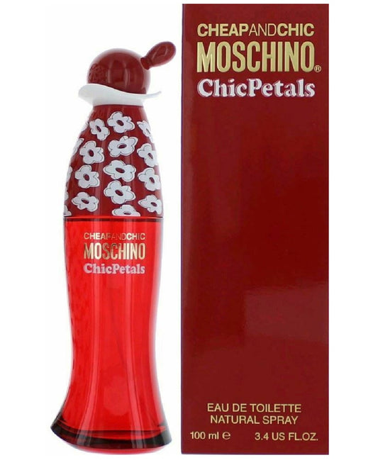 CHEAP & CHIC CHIC PETALS * Moschino 3.4 oz / 100 ml EDT Women Perfume Spray